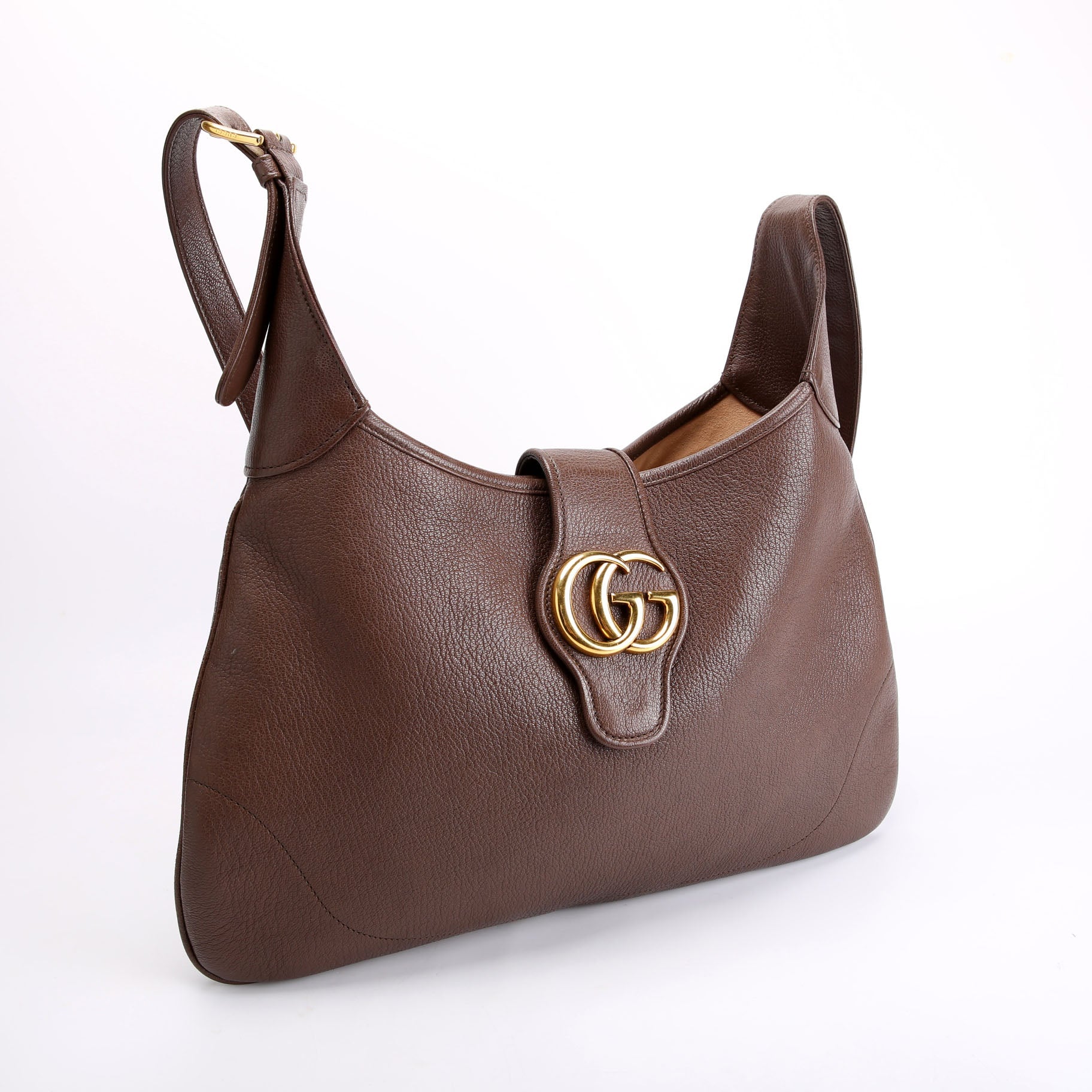 825933 Aphrodite Medium Hobo Brown/Gold