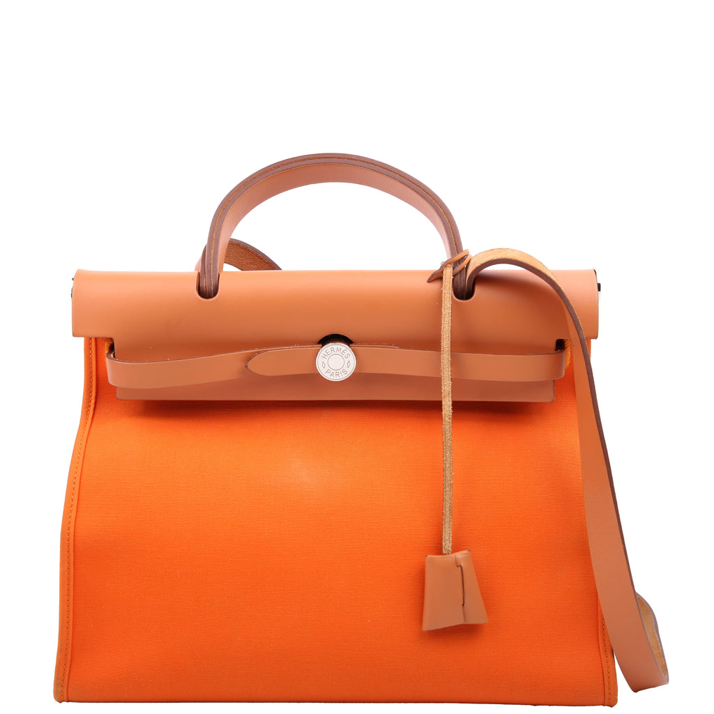 Hermes Herbag 31 Zip Orange
