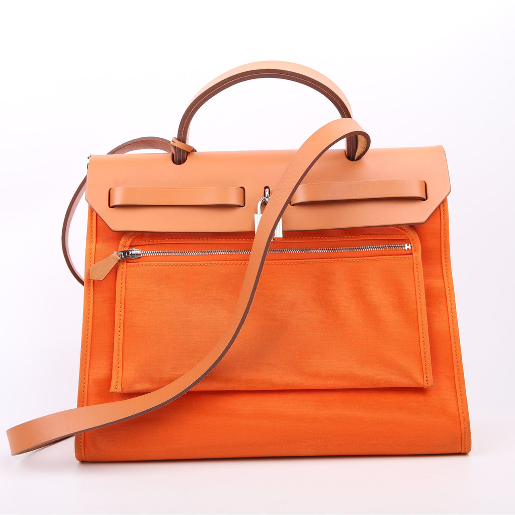 Hermes Herbag 31 Zip Orange