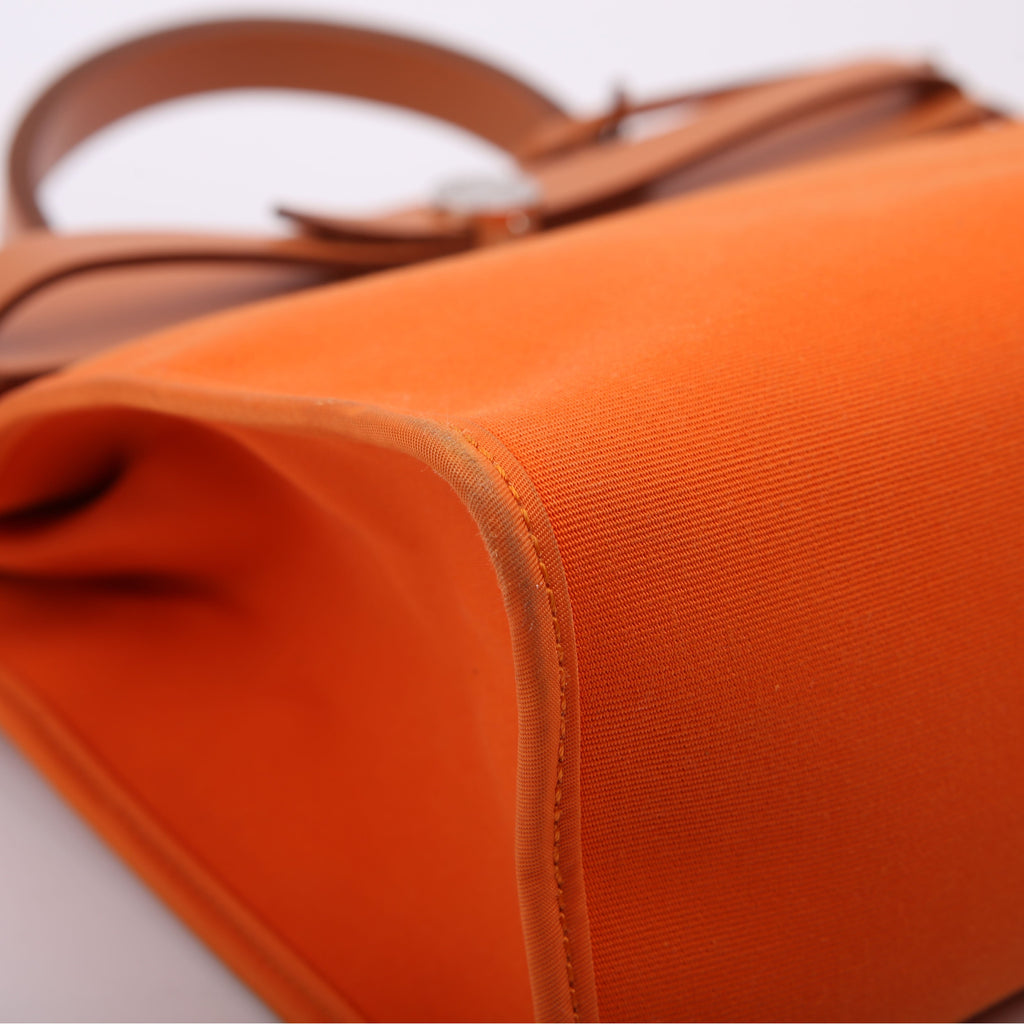 Hermes Herbag 31 Zip Orange