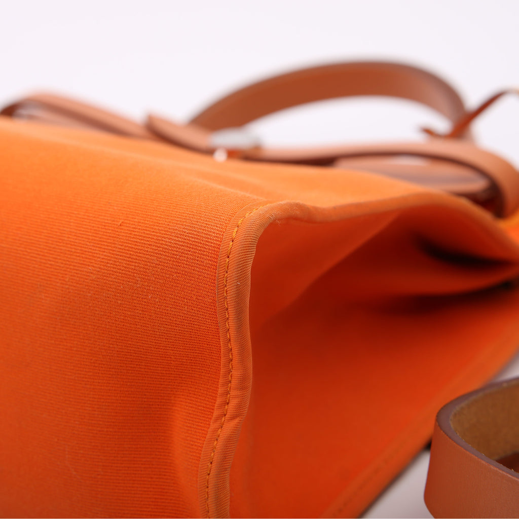 Hermes Herbag 31 Zip Orange