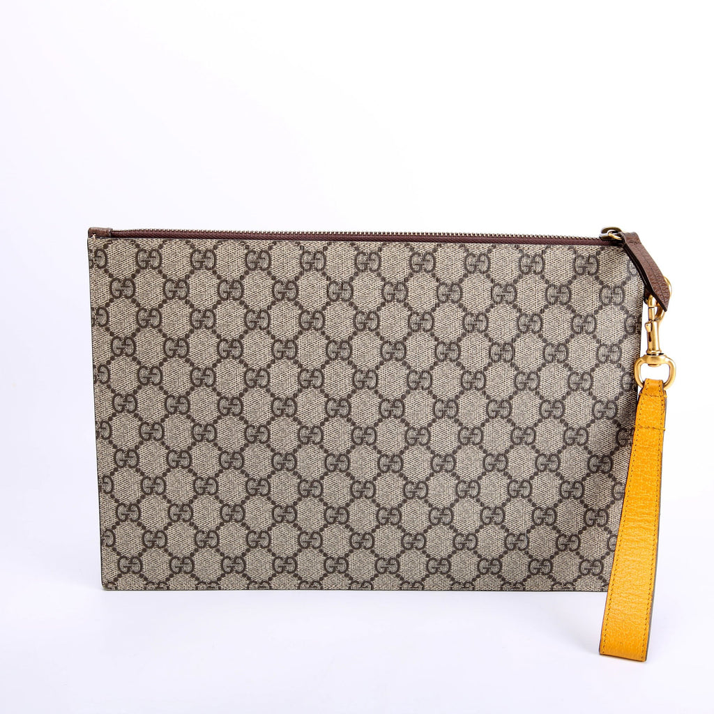 473956 Neo Vintage Pouch Brown/Beige/Yellow