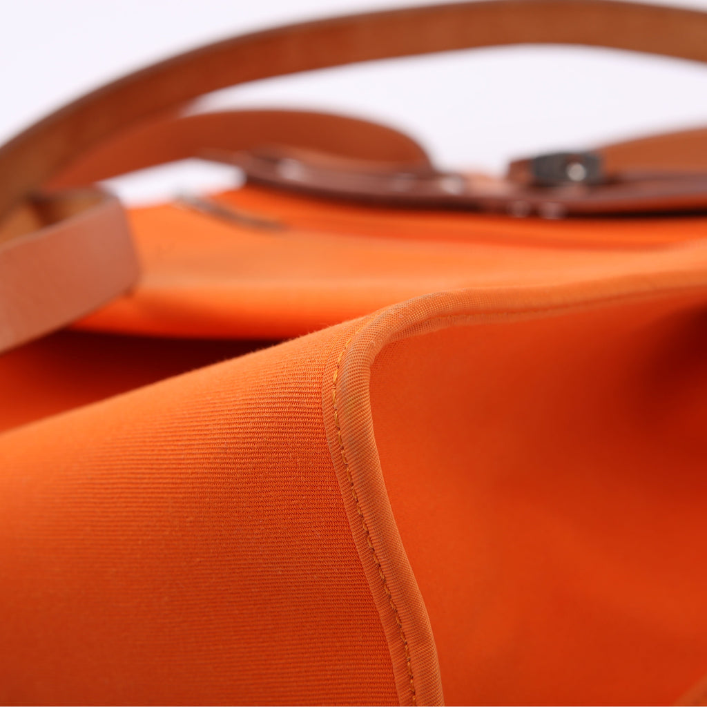 Hermes Herbag 31 Zip Orange