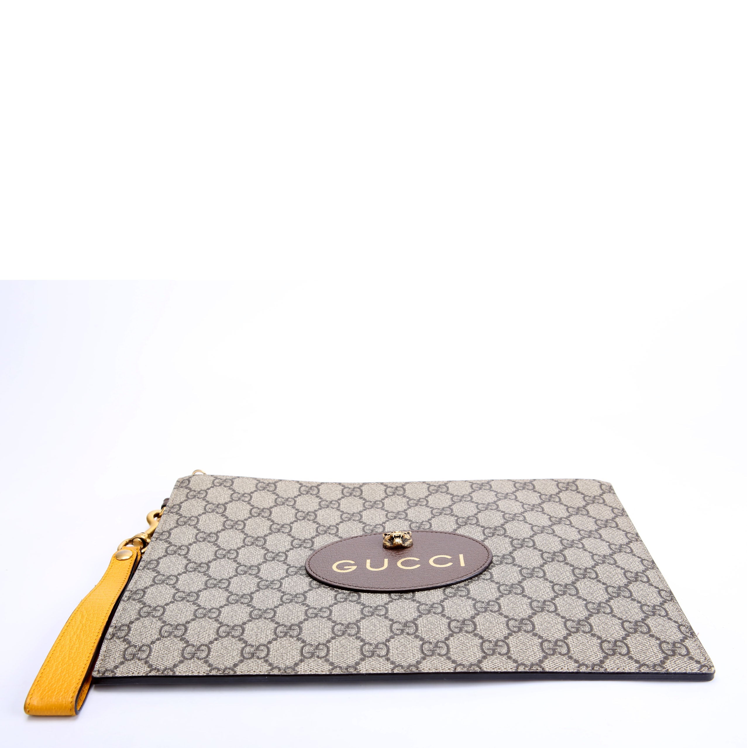 473956 Neo Vintage Pouch Brown/Beige/Yellow