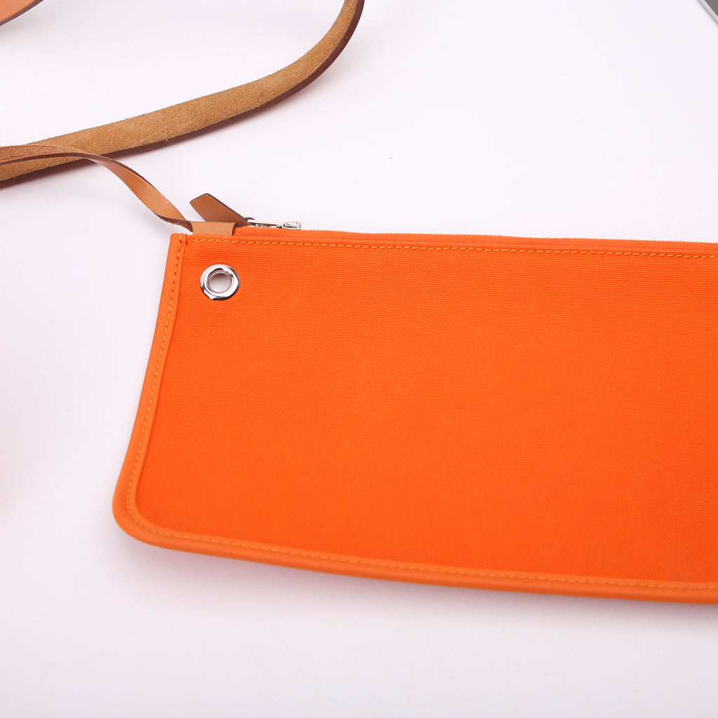 Hermes Herbag 31 Zip Orange