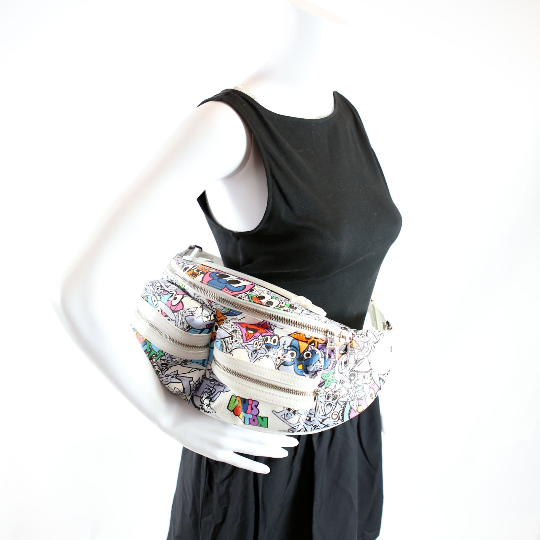 Comic Bumbag Multi/White