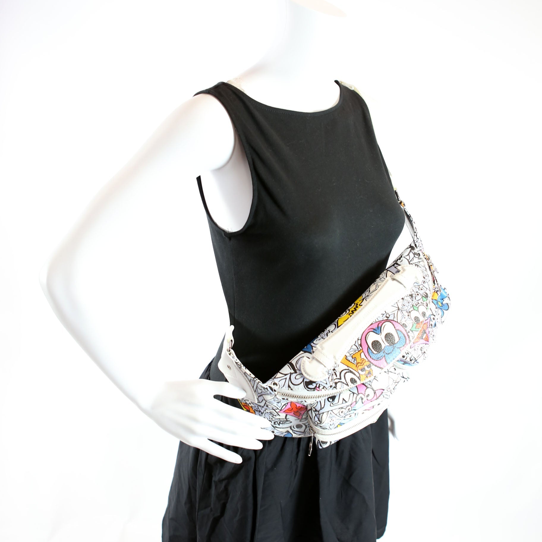 Comic Bumbag Multi/White