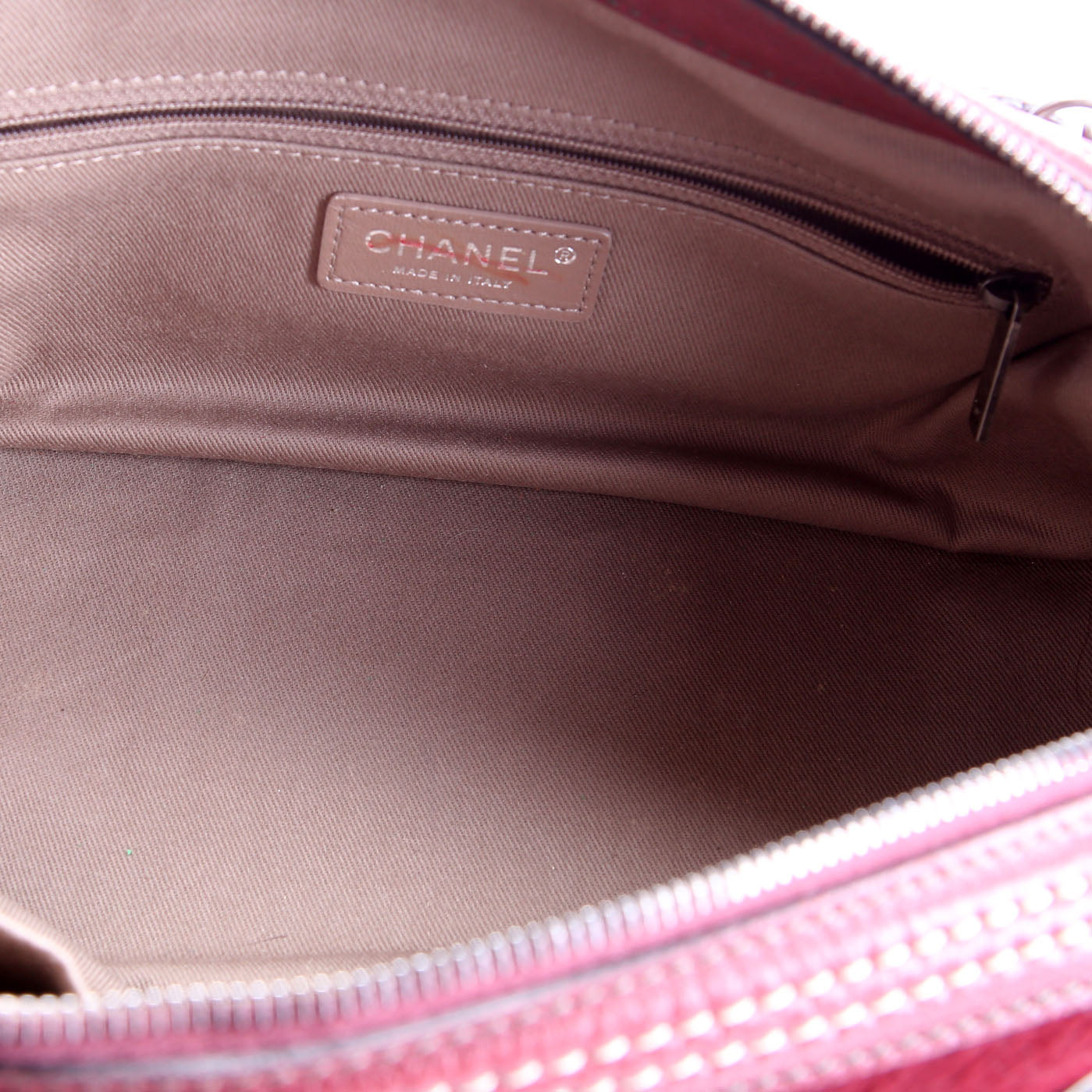Paris Dallas Pony Hair/Leather Fringe Bowling Bag Burgundy