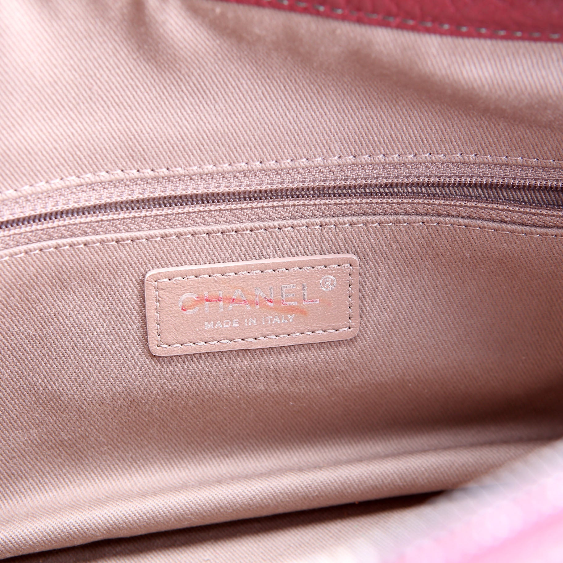 Paris Dallas Pony Hair/Leather Fringe Bowling Bag Burgundy