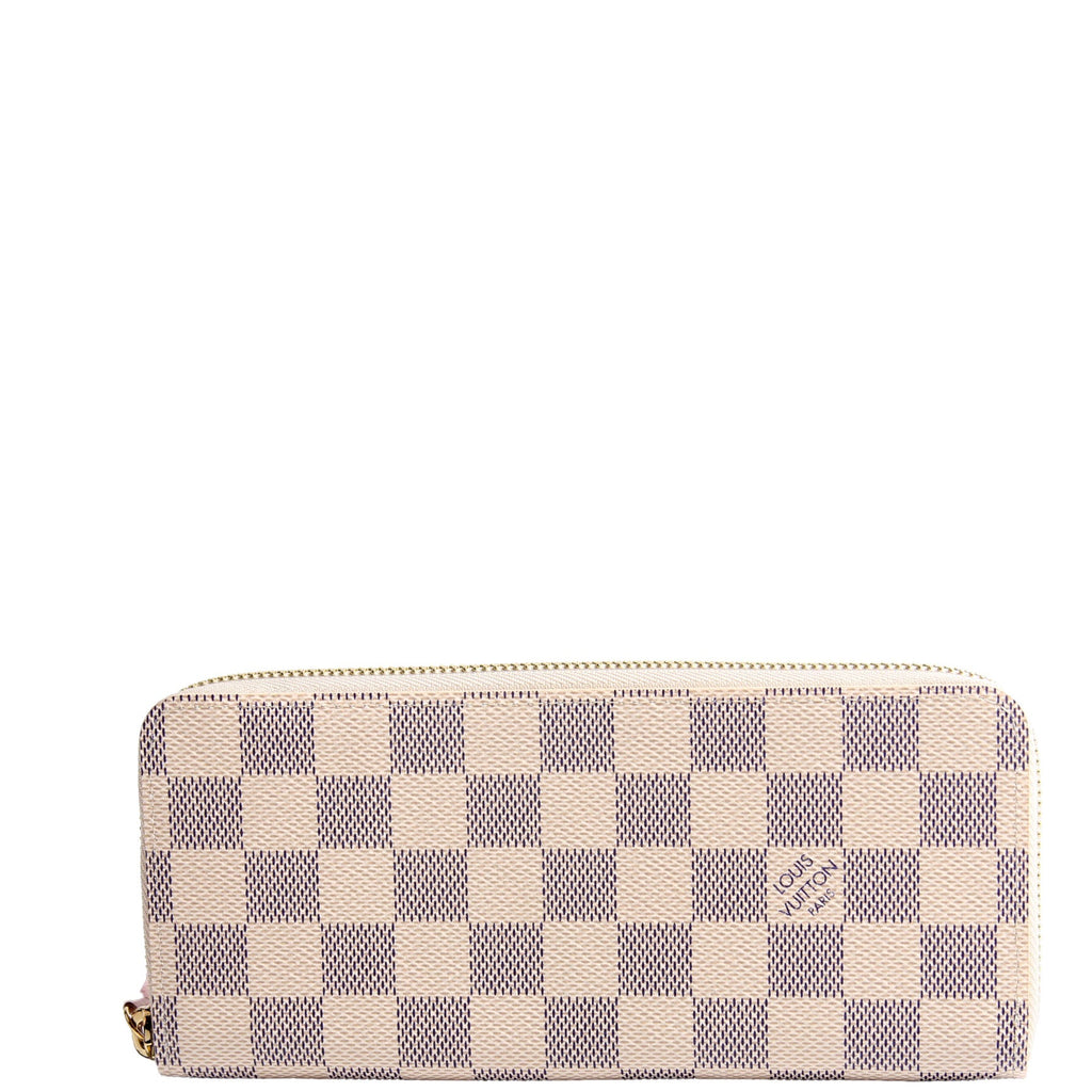 Clemence Wallet Damier Azur