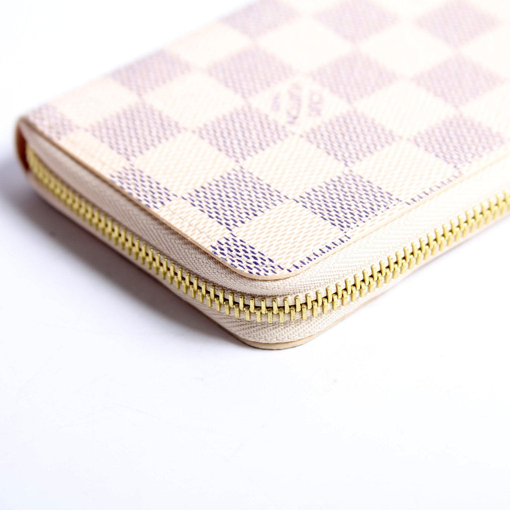 Clemence Wallet Damier Azur
