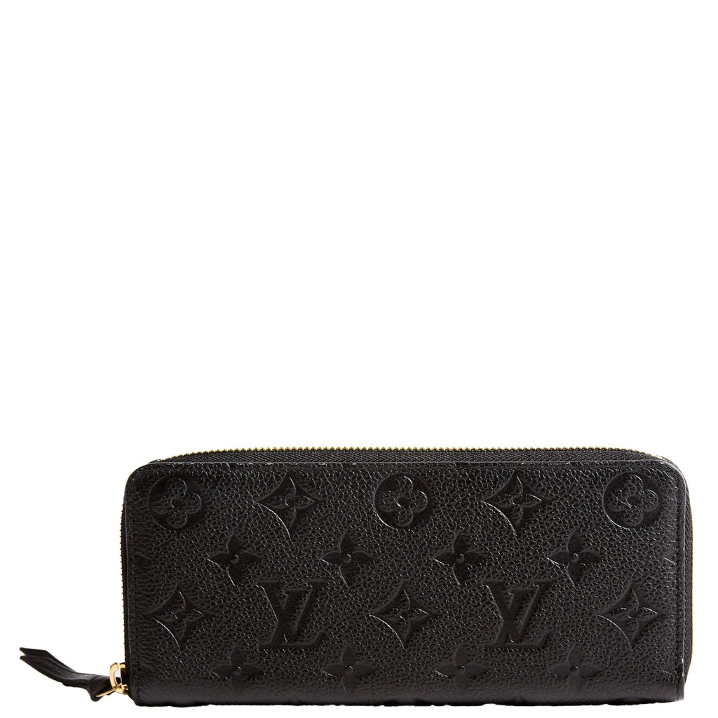 Clemence Wallet Empreinte Black