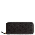 Clemence Wallet Empreinte Black