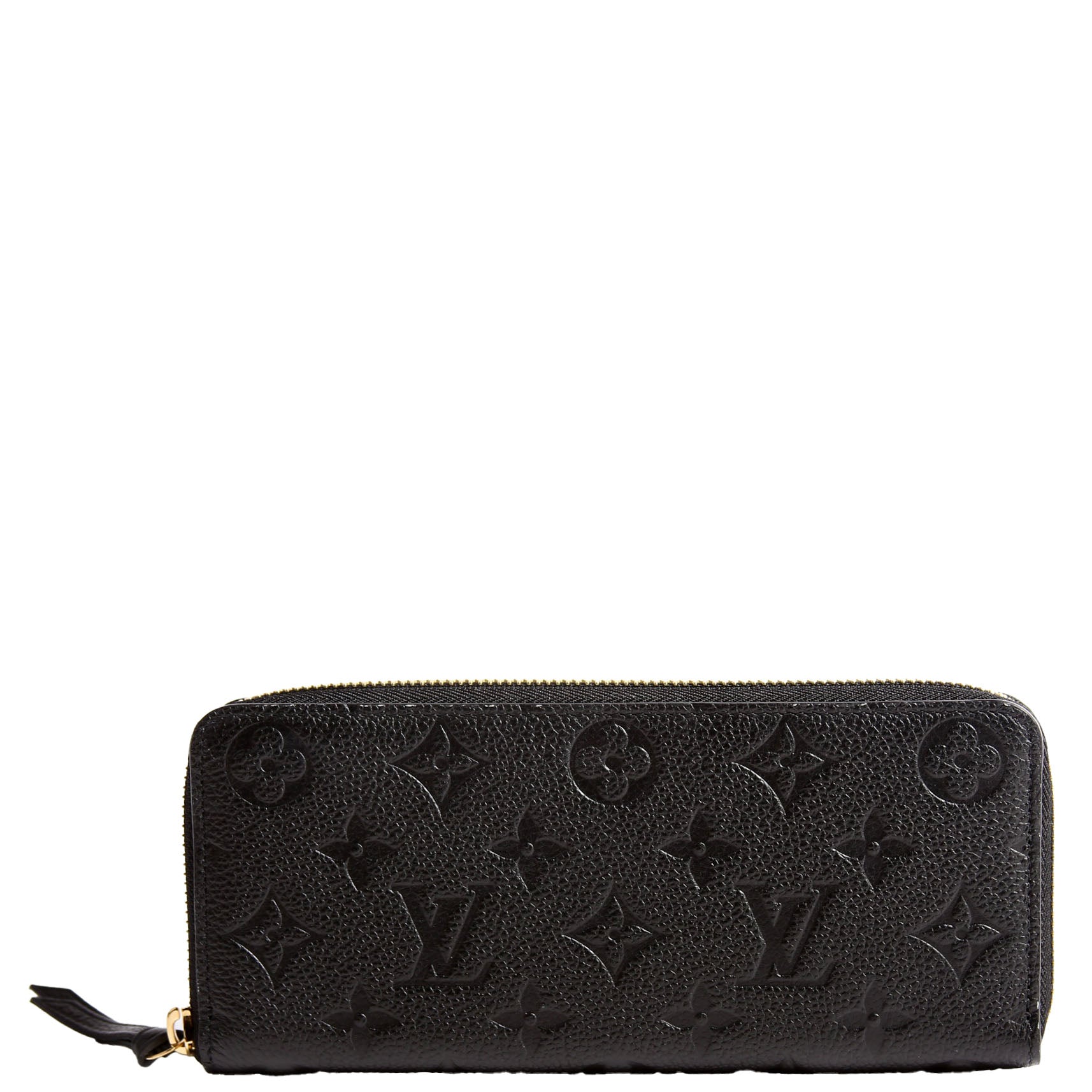 Clemence Wallet Empreinte Black