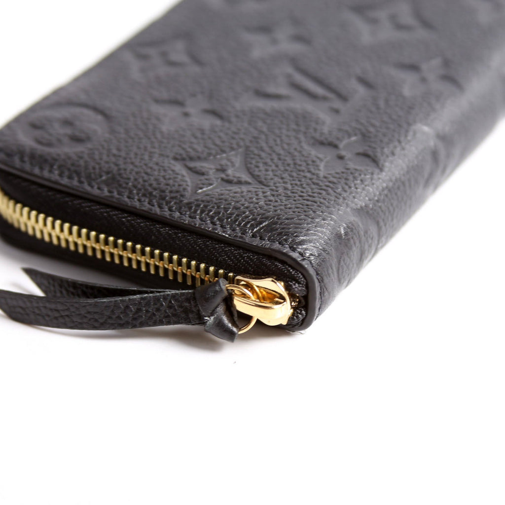 Clemence Wallet Empreinte Black