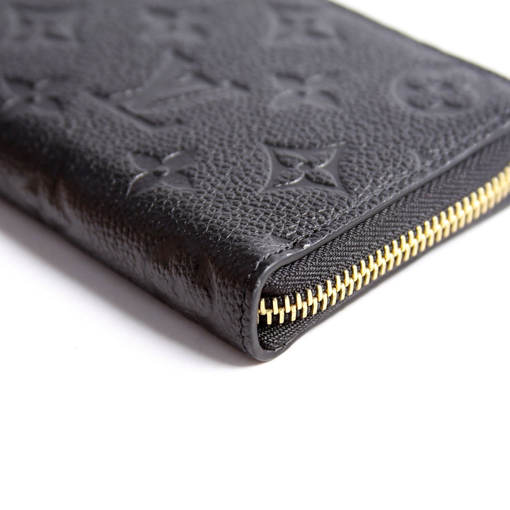 Clemence Wallet Empreinte Black
