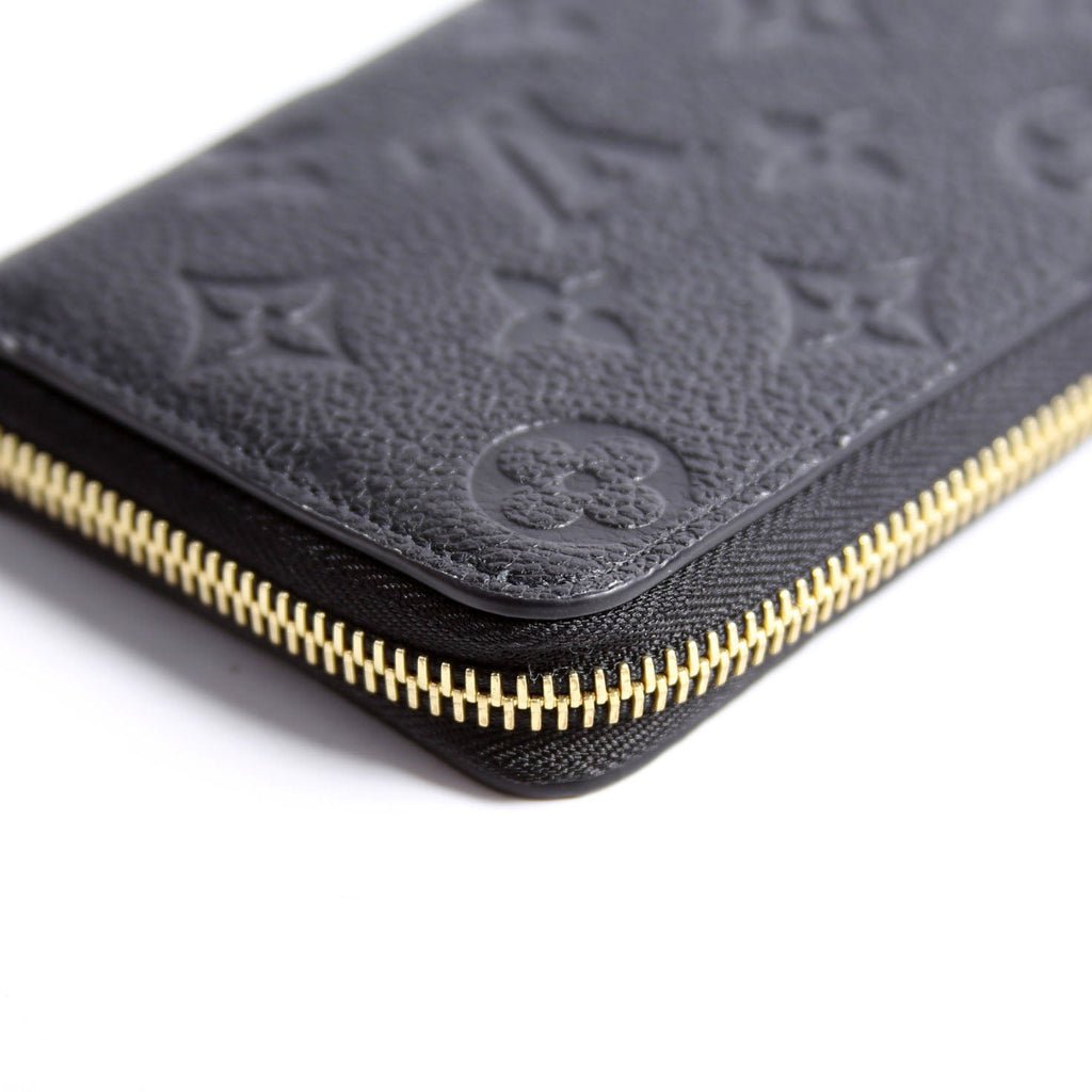 Clemence Wallet Empreinte Black