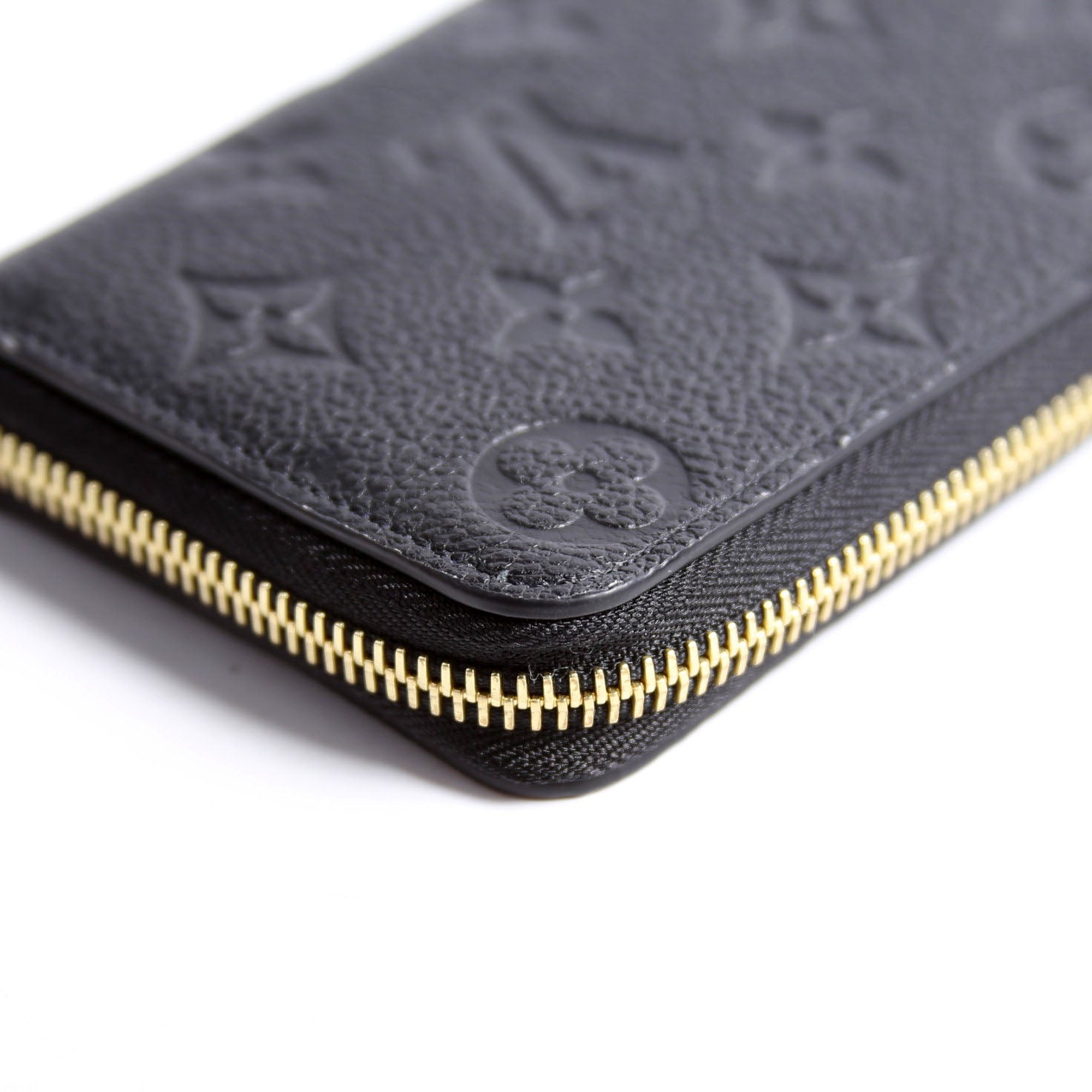 Clemence Wallet Empreinte Black