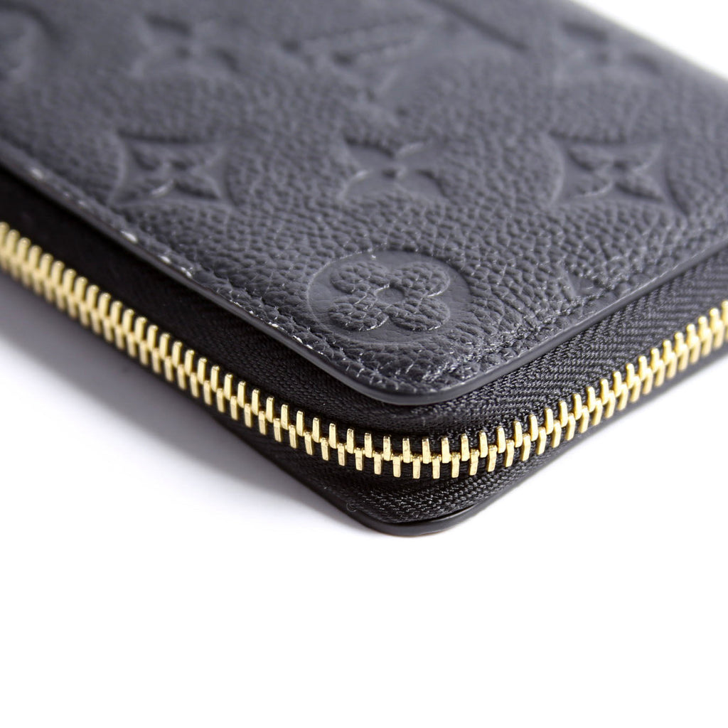 Clemence Wallet Empreinte Black