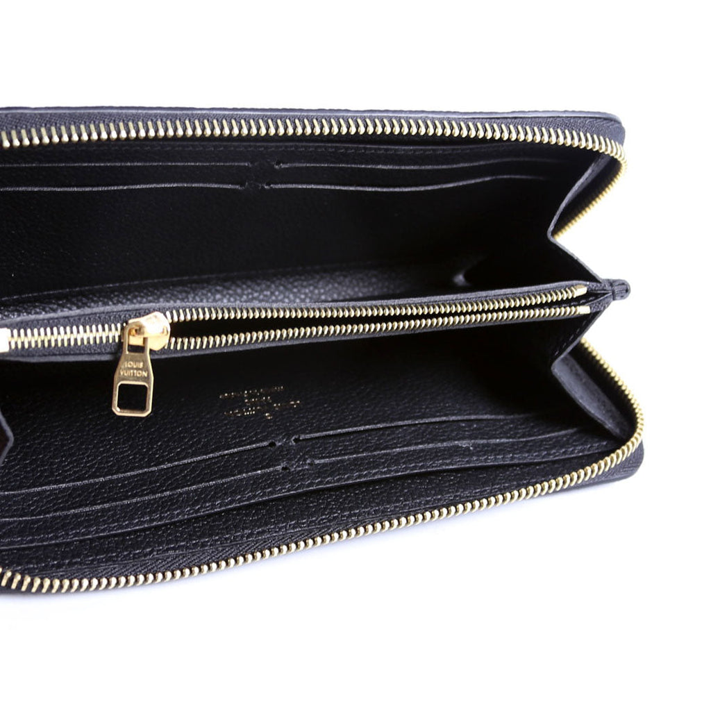 Clemence Wallet Empreinte Black