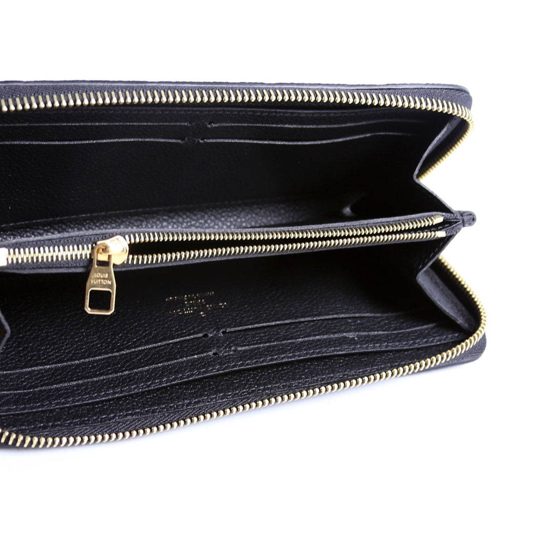 Clemence Wallet Empreinte Black