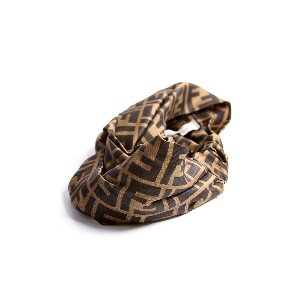 FF Band Silk Headbands Brown