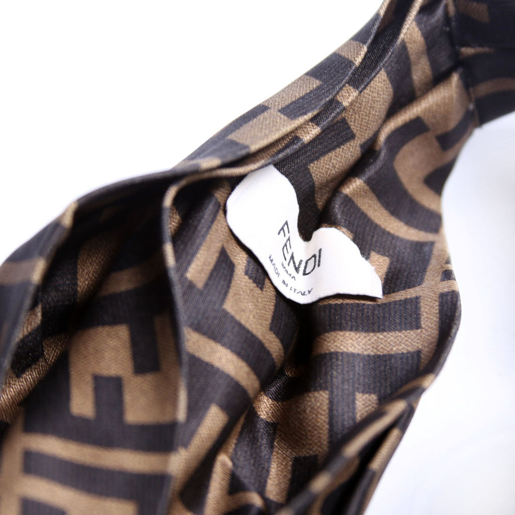 FF Band Silk Headbands Brown