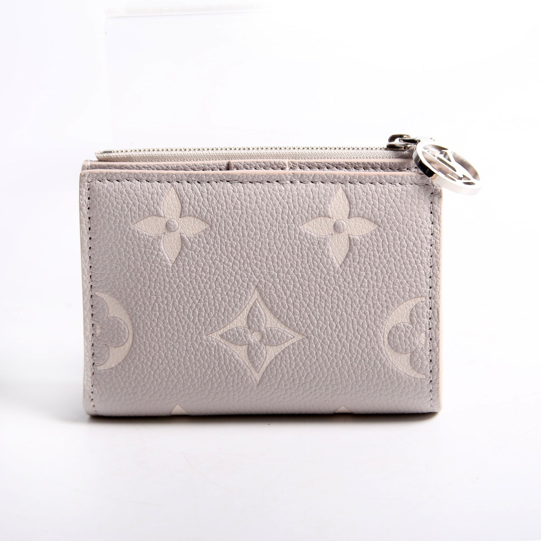 Lisa Wallet Bicolor Empreinte Grey