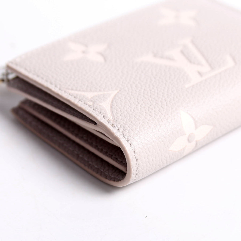 Lisa Wallet Bicolor Empreinte Grey