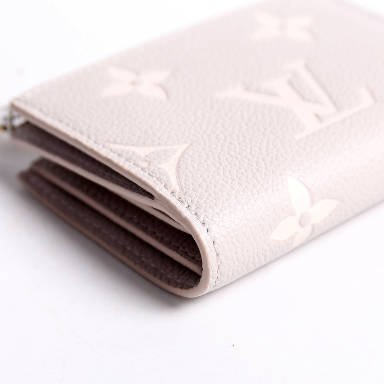 Lisa Wallet Bicolor Empreinte Grey