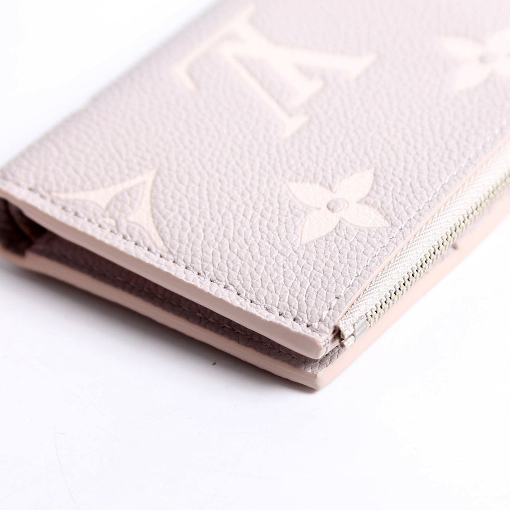 Lisa Wallet Bicolor Empreinte Grey