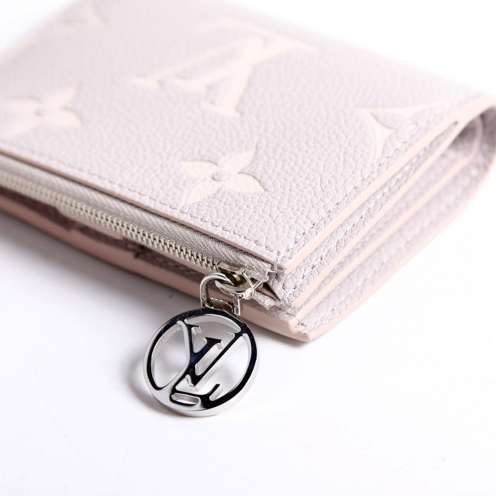Lisa Wallet Bicolor Empreinte Grey