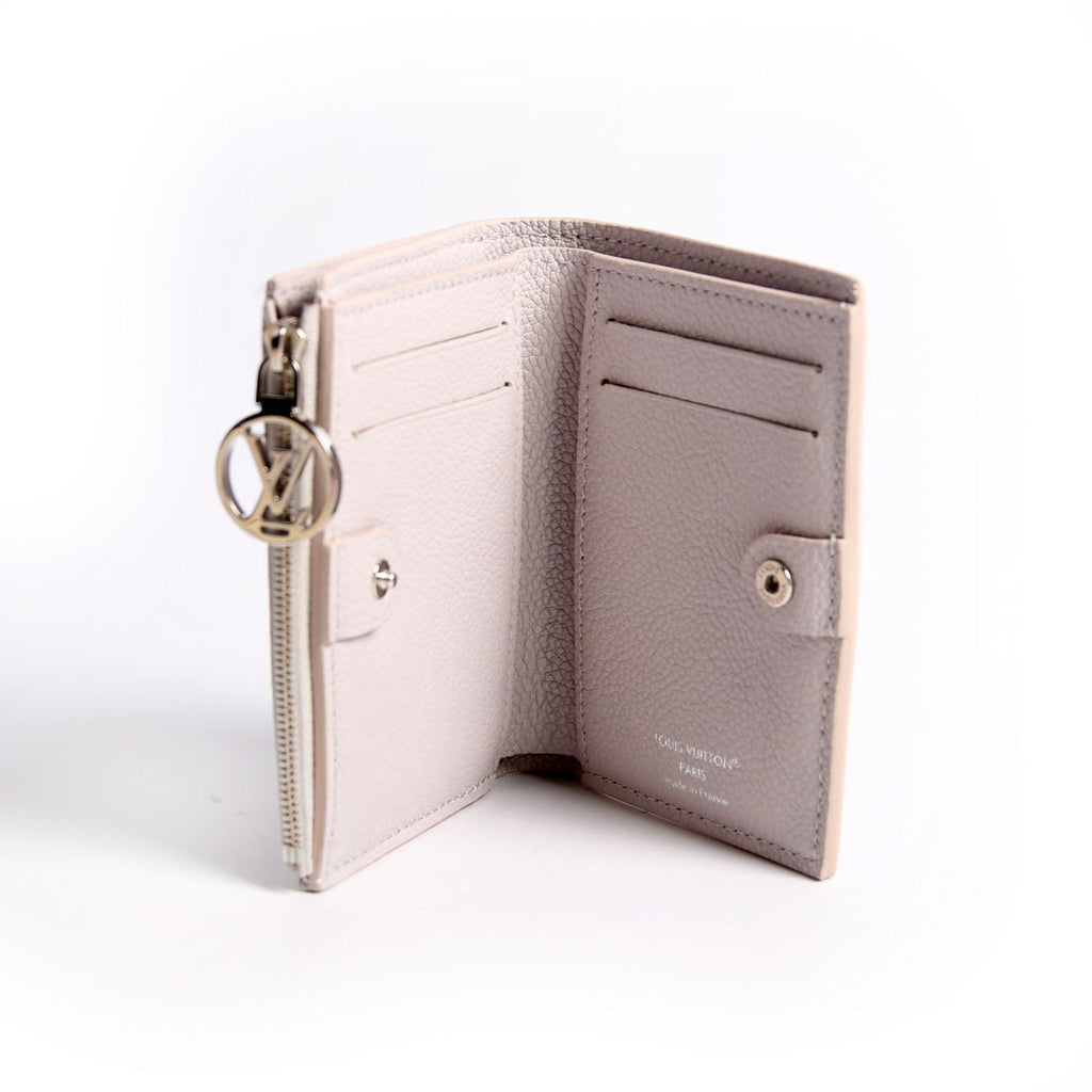 Lisa Wallet Bicolor Empreinte Grey