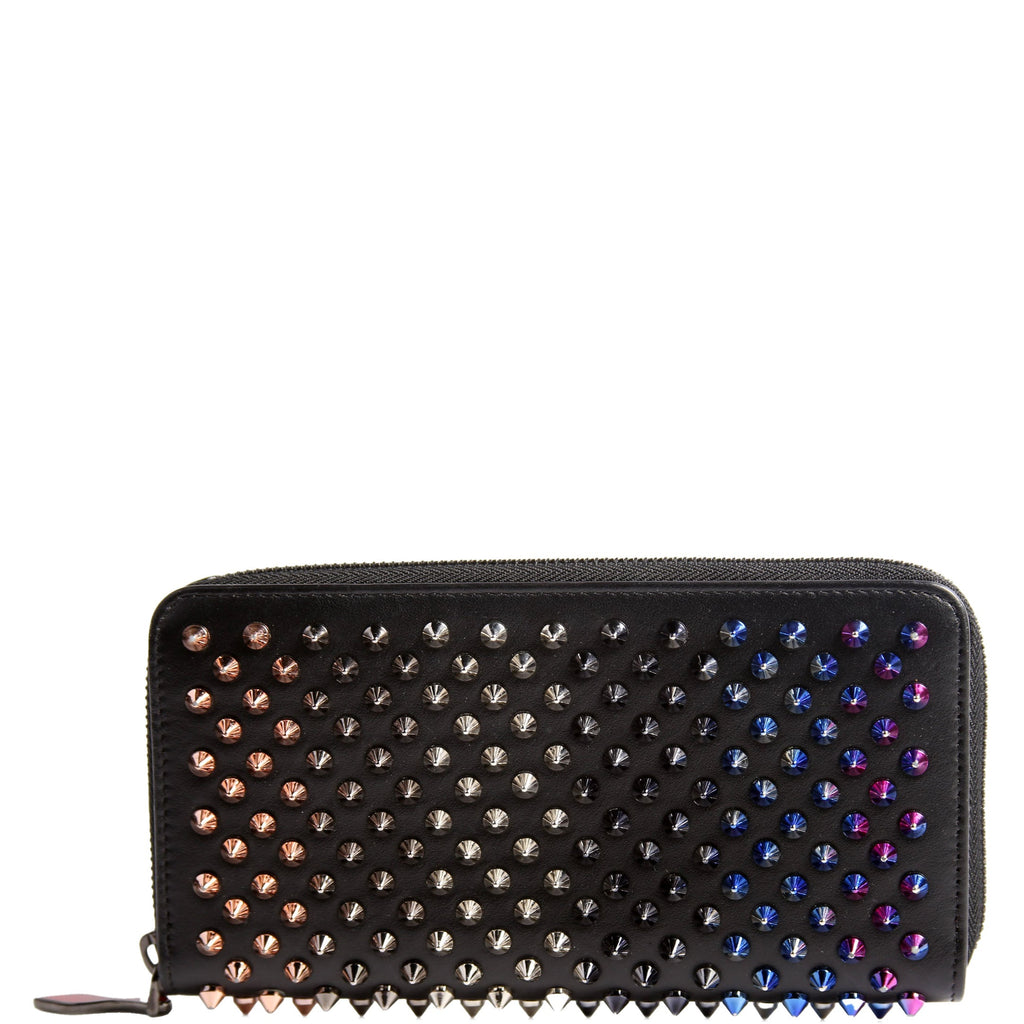 Panettone Spike Zip Around Wallet Black/Multicolor