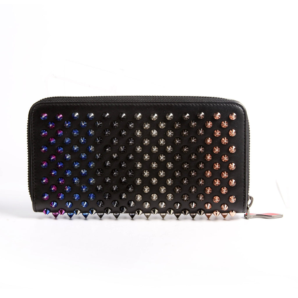 Panettone Spike Zip Around Wallet Black/Multicolor