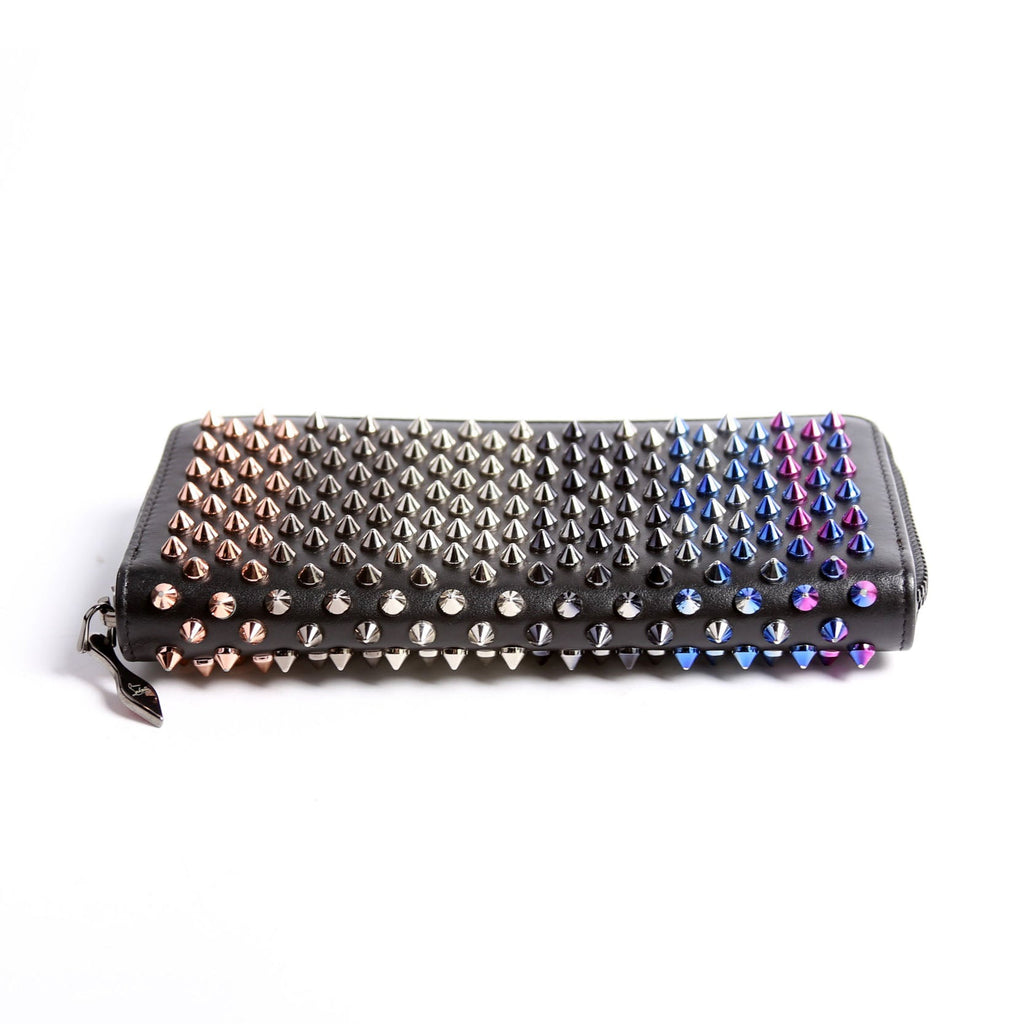 Panettone Spike Zip Around Wallet Black/Multicolor