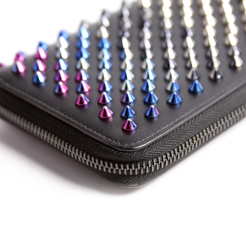 Panettone Spike Zip Around Wallet Black/Multicolor