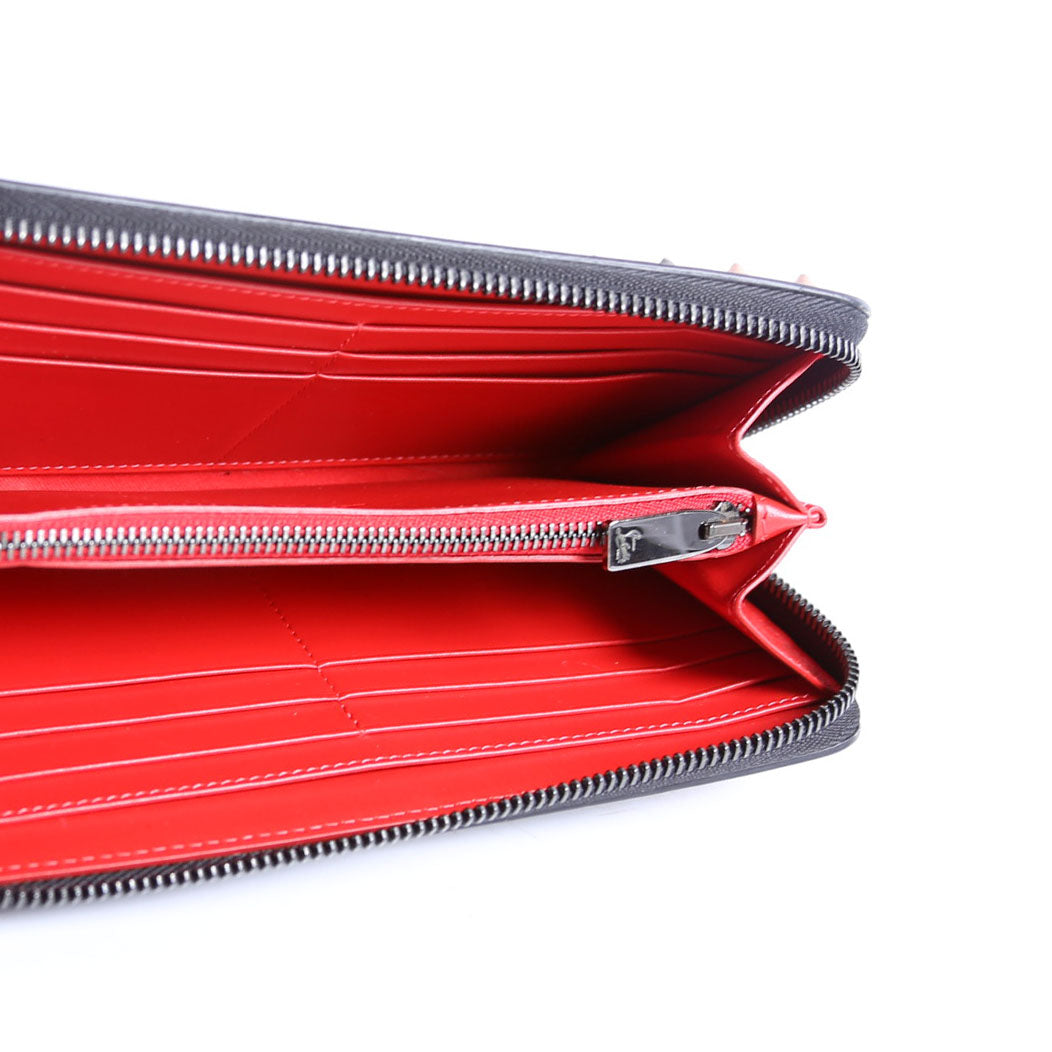 Panettone Spike Zip Around Wallet Black/Multicolor