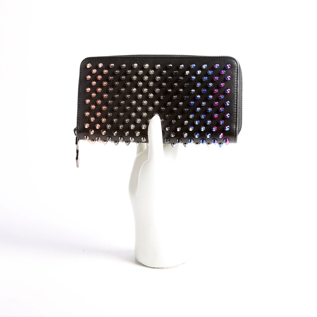 Panettone Spike Zip Around Wallet Black/Multicolor
