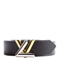 LV Twist 30MM Epi Leather Belt Size 80/32 Black