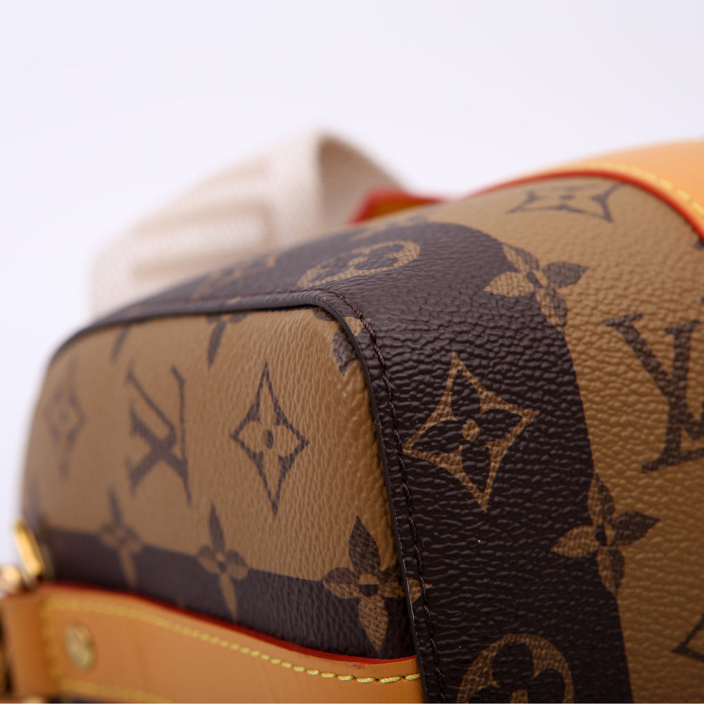 X Nigo Stripes City Reverse Monogram Keepall Bandouliere