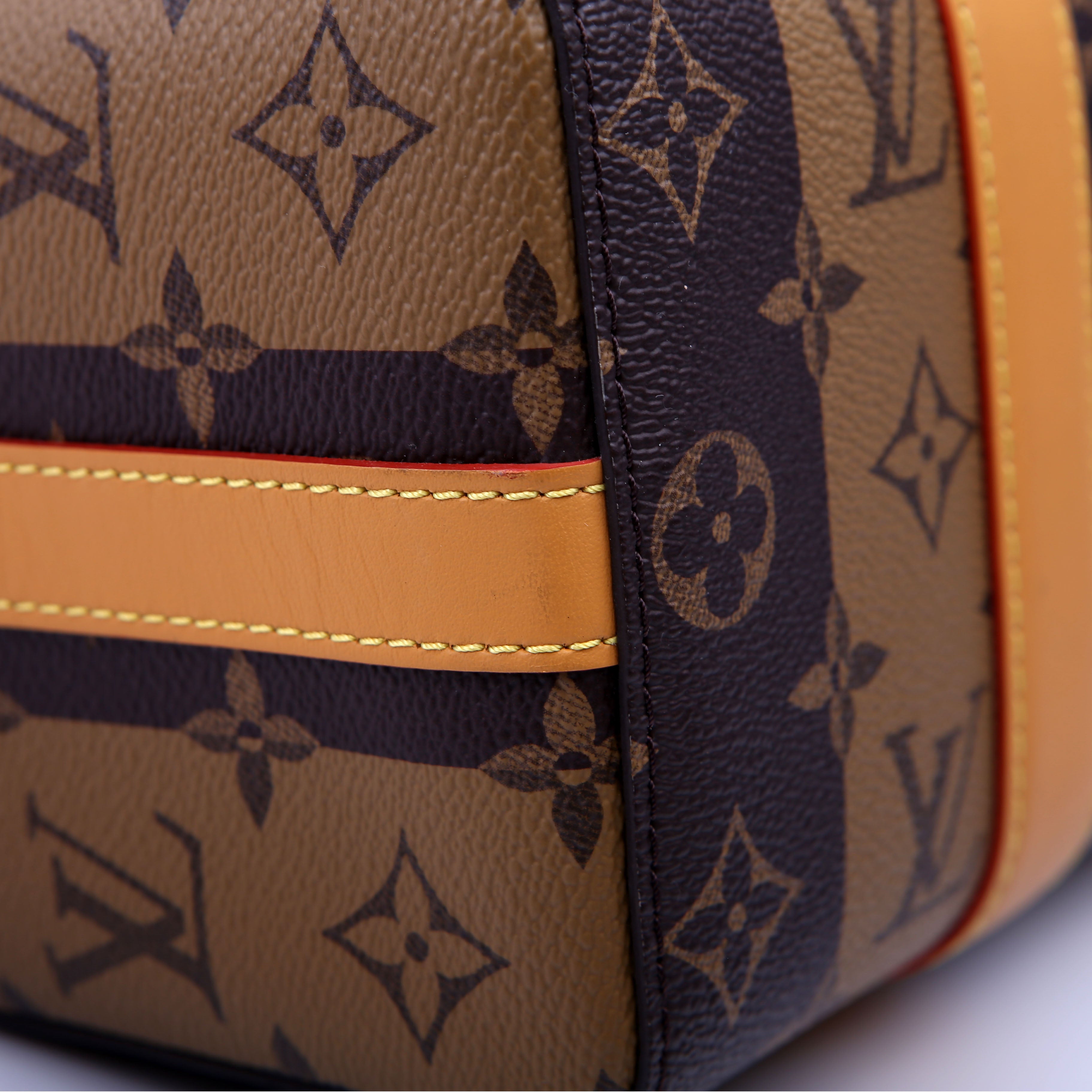 X Nigo Stripes City Reverse Monogram Keepall Bandouliere