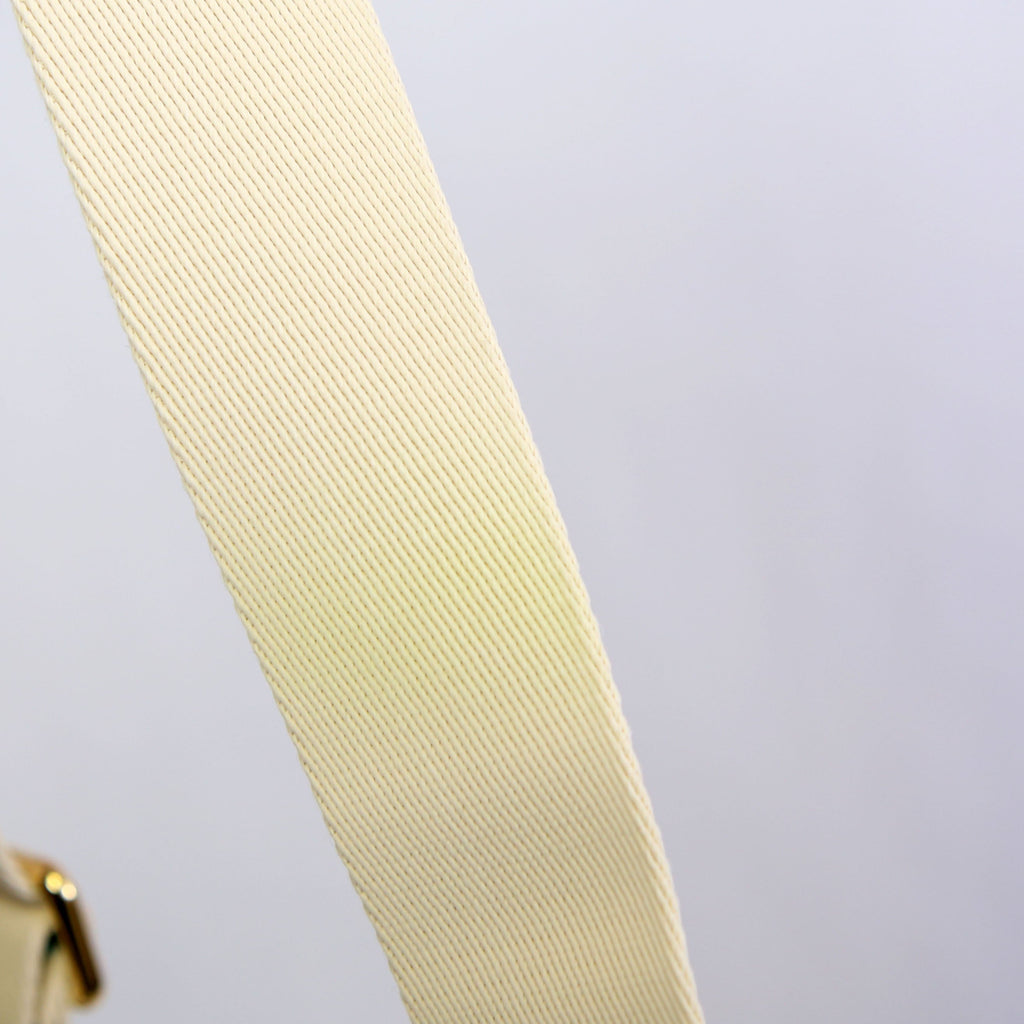 Horseferry Canvas Note Medium Crossbody White/Brown