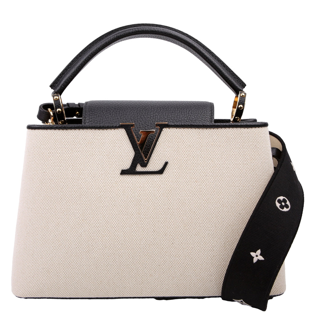 Capucines MM Taurillon/Canvas