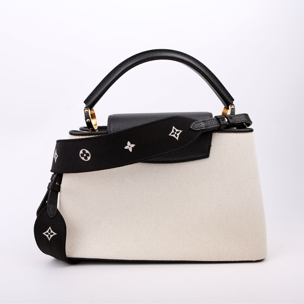 Capucines MM Taurillon/Canvas