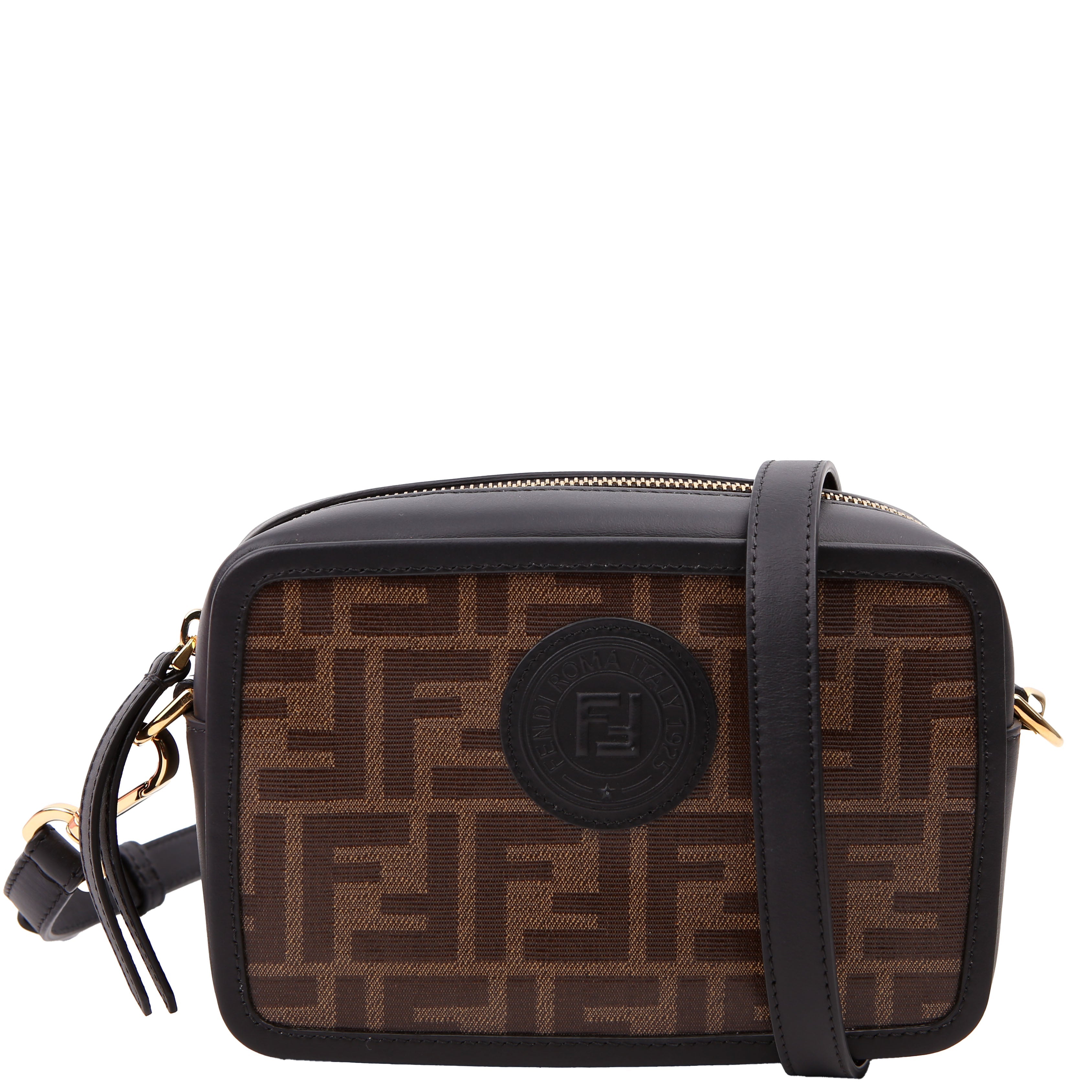 8BS019 Zucca Coated Canvas Mini Camera Bag