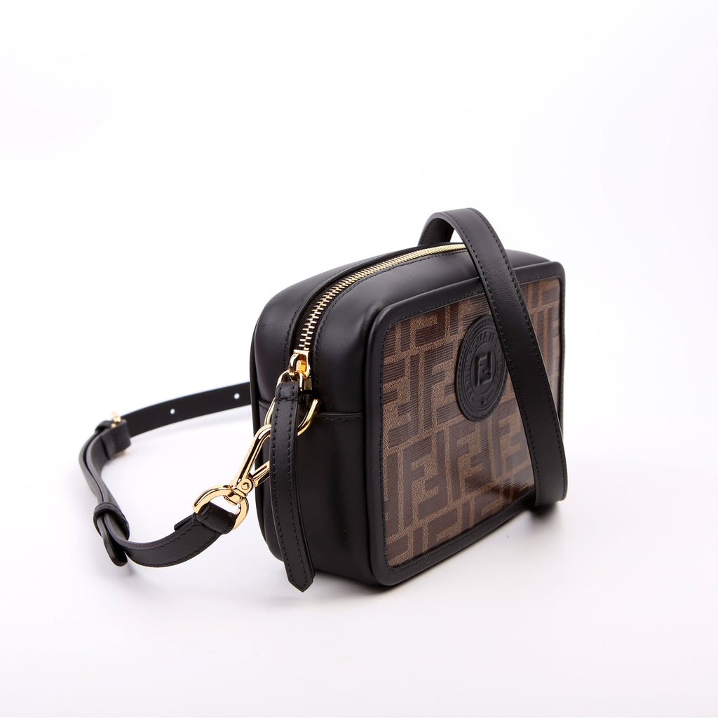 8BS019 Zucca Coated Canvas Mini Camera Bag