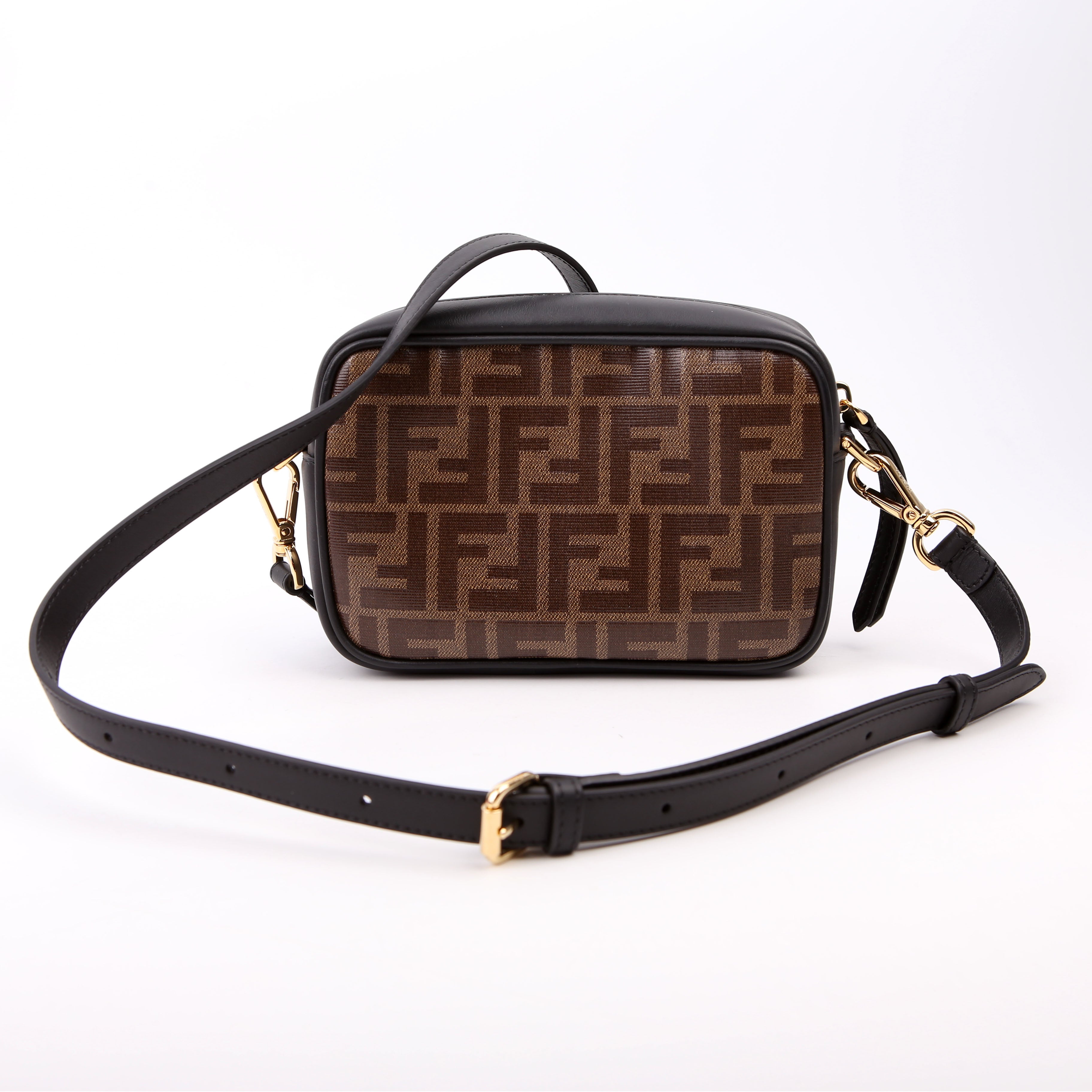 8BS019 Zucca Coated Canvas Mini Camera Bag