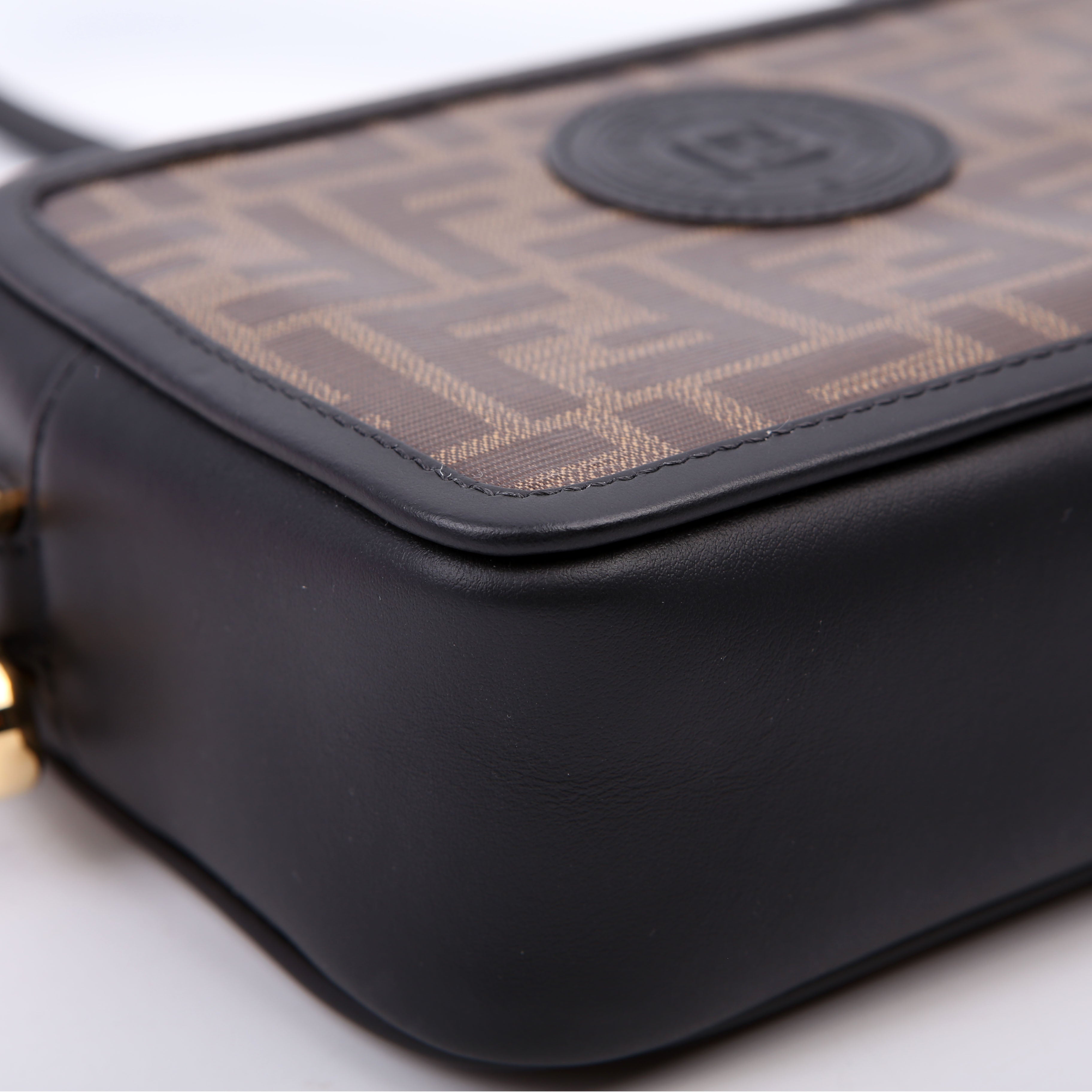 8BS019 Zucca Coated Canvas Mini Camera Bag