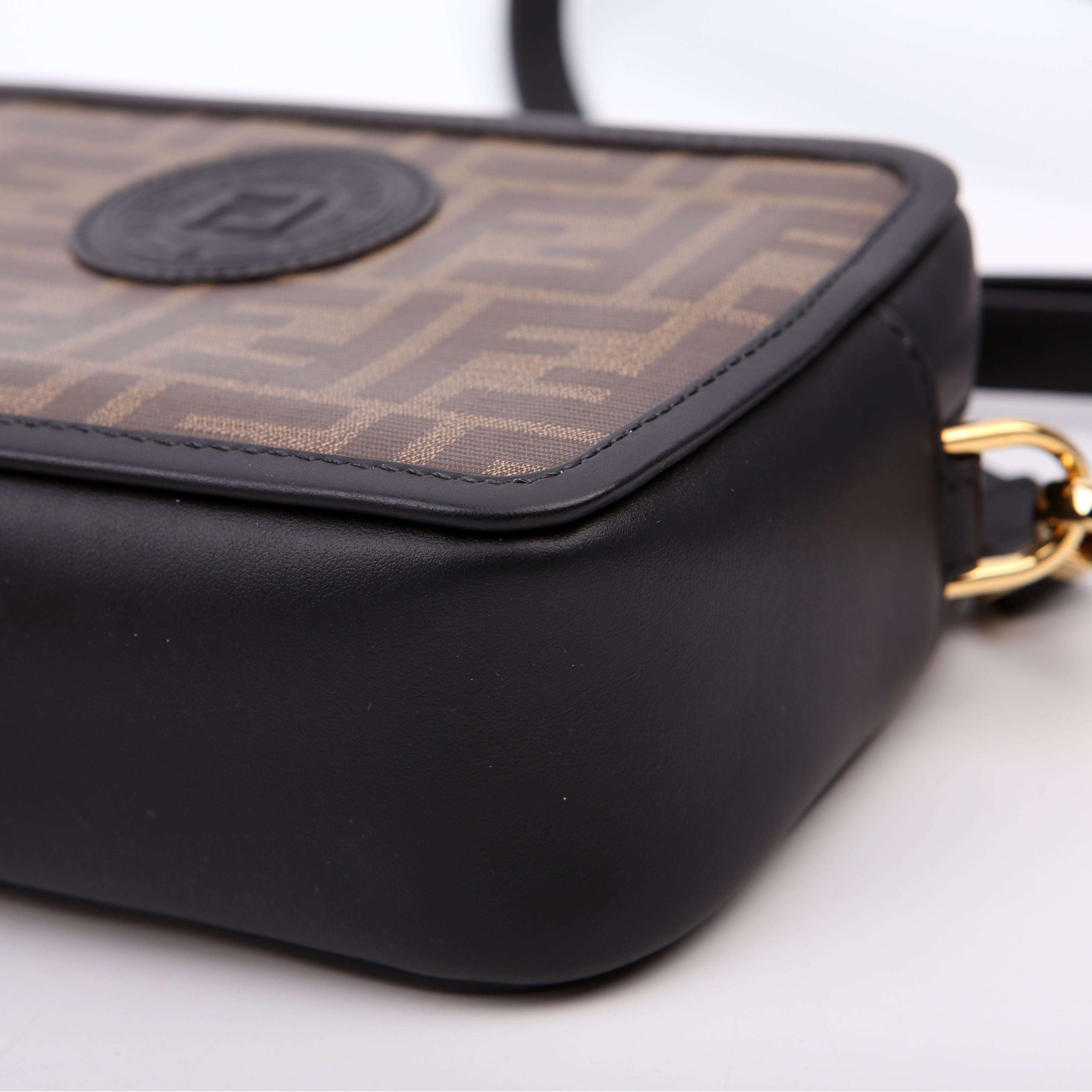 8BS019 Zucca Coated Canvas Mini Camera Bag